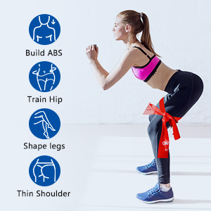 Bandes de résistance personnalisables avec différents niveaux de résistance pour femmes et hommes, idéales pour l'entraînement de force - Product Image 6