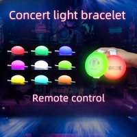 Bracelet LED arc-en-ciel pour la marche des fiertés, 15 couleurs, télécommande DMX, étanche, bracelet lumineux, logo personnalisé, promotionnel, événement LGBTQ