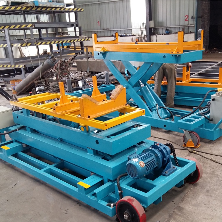 Push Cart Dolly Moving Platform Hand Truck Industrial OEM Hydraulic Drive Cart for Heavy Goods