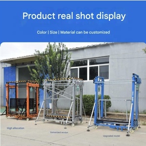 핫 세일 6m 전기 비계 리프트 플랫폼 모바일 전기 비계 기계 300kg/500kg 하중 용량 새로운 조건 - Product Image 2