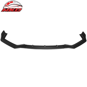 Pour Infiniti Q50 2018-2024 Sport Spoiler de pare-chocs avant, séparateur, noir mat, 3 pièces, kit carrosserie de haute qualité - Product Image 1