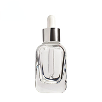 Vente en gros de flacons compte-gouttes carrés de haute qualité de la marque Doully, 10 ml à 40 ml, bouchon à vis, fond épais, verre, impression d'écran, logo personnalisé