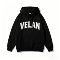 Velan Ağır Siklet 280g %100 Pamuk Büyük Beden Unisex Özel Dijital Baskılı Nefes Alabilen Sonbahar Sokak Giysisi