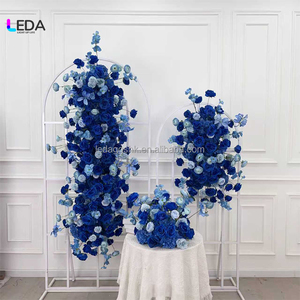 LEDA ดอกกุหลาบสีน้ำเงินขายดี ช่อดอกไม้ประดิษฐ์ทำมือ ตกแต่งงานแต่งงานสำหรับวันวาเลนไทน์ - Product Image 6