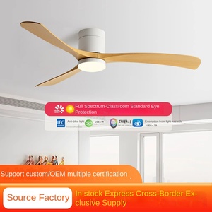 Meilleur prix ventilateur de plafond décoratif vintage de style américain 220 v ventilateur de plafond alimenté par enroulement avec lumière ventilateur de plafond lumière pour la maison - Product Image 6