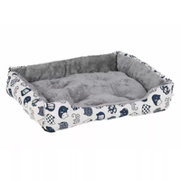 Lit pour animaux de compagnie moderne et chaud pour l'hiver, lit douillet en peluche long et rectangulaire, canapé d'intérieur pour chiot, lit pour dormir, soulagement du stress