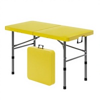 Table de repas pliable moderne et portable en plastique pour événements hôteliers et de camping – Vente en gros