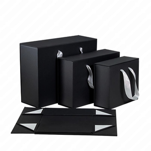 Ready to Ship <strong>Red</strong> Folding Magnetic Closure <strong>Box</strong> Lunar New Year Client Christmas Premium Packaging Paper Cardboard Gift Boxes - Product Image 2