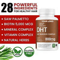 Pilules Bloqueuses de DHT OEM pour la Croissance Rapide des Cheveux avec du Palmier Nain pour Prévenir la Chute des Cheveux – Capsules Bloqueuses Capillaires