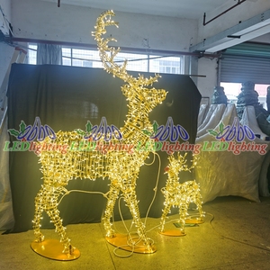 <span class=keywords><strong>OBBO</strong></span> ลายกวางเรนเดียร์และกวางมูซ3d,ไฟยีราฟกลางแจ้งทนทานต่อสภาพอากาศปี IP65 - Product Image 5