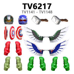 TV6216-6218 Bucky Falcon Red-Hulk Ruth Steve rogers ซูเปอร์ฮีโร่ภาพยนตร์มินิรวบรวมบล็อกสร้างพลาสติกสำหรับเด็กของขวัญของเล่น - Product Image 4