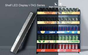 Mini COB LED Display P1.2 P1.5 P1.8 P2 Marchandises Étagère LED Affichage Numérique LED Signe pour Supermarché Étagère Publicité - Product Image 2