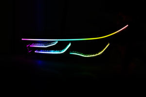 Популярные на вторичном рынке кастомные фары с ДХО (дневными ходовыми огнями) и дизайном «ангельские глазки» 5D для автомобилей INNOVA ZENIX VAHID - Product Image 2