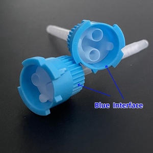 HANSIN HXY-87001Y Mélangeurs statiques en plastique 1:1 pour <span class=keywords><strong>colle</strong></span> <span class=keywords><strong>dentaire</strong></span> en cartouche bicomposante, embouts marron pour <span class=keywords><strong>ciment</strong></span> 5ml/14ml/24ml - Product Image 4