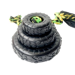 2025 Nieuwe Duurzame Natuurlijke Rubber Gesimuleerde Band Hond Kauwen Speelgoed Met Katoenen Touw Voor Hond Huisdier Tand Kauwen Speelgoed - Product Image 4