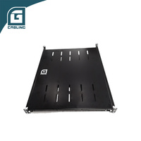 Aksesoris Rak Server Logam Tetap Gcabling Lebar 19 inci (440mm) Kedalaman 350mm Rak Geser untuk Kabinet Jaringan 600-800