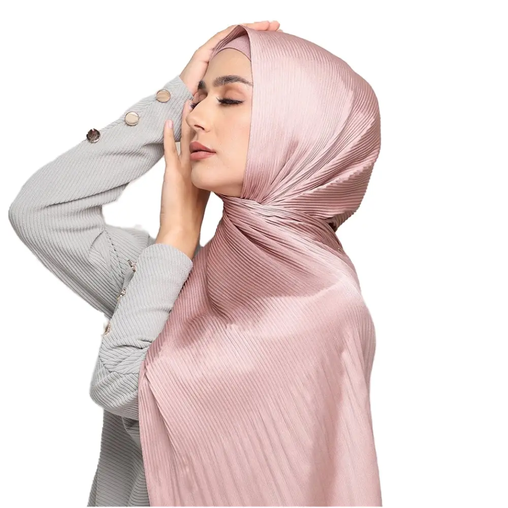 Bsbh cachecol de cetim malásia, nova matte hijab de seda cetim senhoras cor simples cetim hijab cachecol crinho de algodão hijab