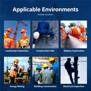 Casque de chantier sans fil avec radio bidirectionnelle UHF <span class=keywords><strong>PMR446</strong></span> sans licence, <span class=keywords><strong>talkie</strong></span>-<span class=keywords><strong>walkie</strong></span> intégré au casque - Product Image 5