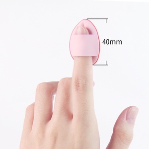 Éponge de maquillage douce et lavable en forme de mini coussin d'air avec logo personnalisé pour l'application du correcteur - Product Image 6