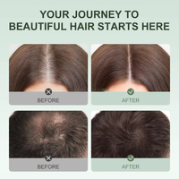 Air Beras Rosemary Castor Batana Biji Labu Peppermint Minyak Chebe Biotin Vegan Anti-Patah Pelindung Panas Penumbuh Rambut