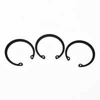 GB894 6mm-19mm Split Zinc Plated Carbon Steel External Circlips Black Zinc 65Mn Retaining Ring for Shaft
