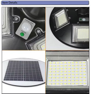 Lampe solaire d'extérieur haute puissance super lumineuse pour jardin, pilier de cour, paysage, type soucoupe volante, éclairage public - Product Image 6