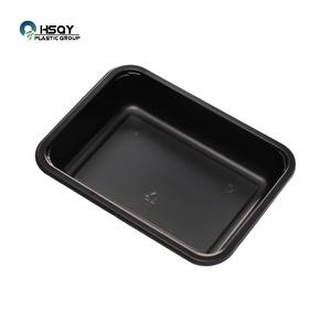 Contenedores de Alimentos Desechables Negros de CPET de 1 Compartimento, Aptos para <span class=keywords><strong>Horno</strong></span> y Microondas, Cajas Resistentes para Llevar - Product Image 3