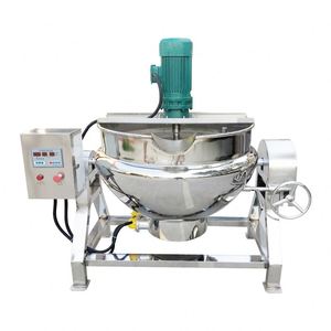 <span class=keywords><strong>Prix</strong></span> départ usine Cuve de cuisson industrielle à double enveloppe pour <span class=keywords><strong>riz</strong></span> et vapeur, composants PLC, garantie 1 an, agitateur - Product Image 1