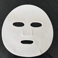 Masque facial en microfibre de coton naturel coloré, taille personnalisable, uni, OEM/ODM, Meanlove, soin de la peau, matériau pour masque facial