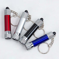 Mini lampe torche à LED personnalisée avec logo, 3 LED, puissante, étanche, en aluminium, torche de poche portable, cadeaux promotionnels