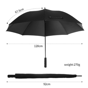 Lightweight Yet Sturdy Golf <b>Umbrella</b> EVA Handle Custom Logo Carbon Fiber Supplier Light <b>Umbrella</b> - Product Image 6