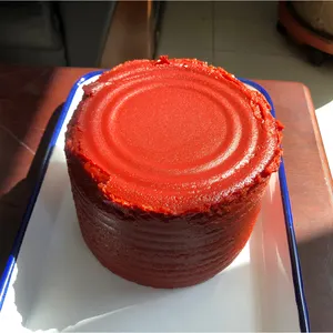 Latas enlatadas de alta calidad pasta de tomate 2200G en diferentes tamaños sin aditivo del fabricante