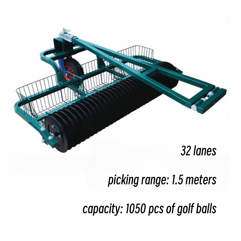 1-section machine de cueilleur de balle de golf