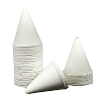 600pcs gobelets à cône de neige 3.7oz/4.5 oz gobelets à cône en papier étanches