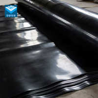 Géomembrane HDPE ultra-résistante et imperméable OBOR avec des caractéristiques écologiques pour les réservoirs, les parcs et les barrages - Couleurs personnalisables