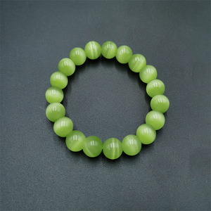 Pulseras de Piedra Ojo de Gato Multicolor, 8mm 23 Cuentas, 10mm 19 Cuentas, Joyería de Moda para Mujeres y Hombres, Regalo, Origen Yiwu - Product Image 3