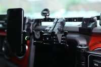 Support de téléphone, GoPro, microphone CB et appareils photo DSLR pour Jeep Wrangler