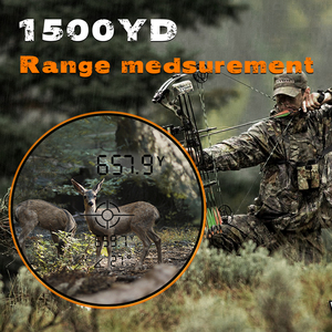 Misuratore di <span class=keywords><strong>Distanza</strong></span> Laser Digitale Portatile, Telemetro Monoculare 1500 Iarde, Strumento di Misurazione Ottica della <span class=keywords><strong>Distanza</strong></span> - Product Image 4