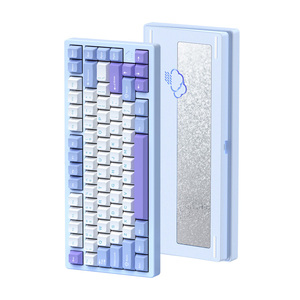 Rainy75 Tự Làm 75% Nóng Trao Đổi CNC Nhôm RGB Có Dây Không Dây 2.4G Bt Bàn Phím Cơ Khí - Product Image 3