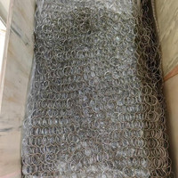 Rideau en maille de chaîne de cuivre décoratif pour cloisons, écran en maille métallique de style antique pour hall d'hôtel
