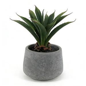 Plantas Artificiales Más Vendidas, <span class=keywords><strong>Aloe</strong></span> <span class=keywords><strong>Vera</strong></span>, Suculenta del Desierto, Vegetación Interior de Bajo Mantenimiento para Estilo Árido, Plantas Falsas del Desierto - Product Image 4
