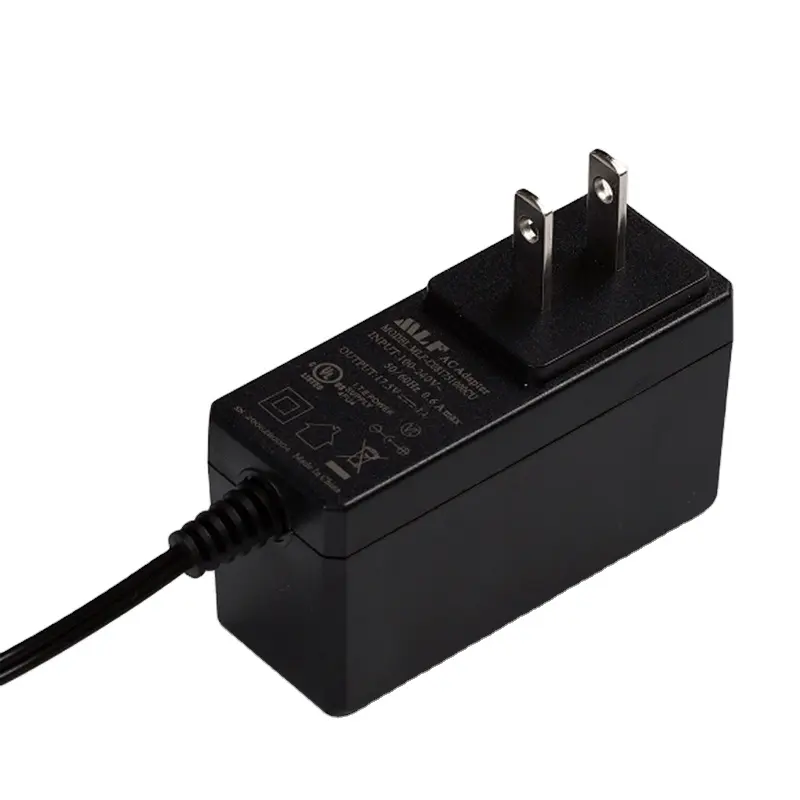 UL FCC Terdaftar Us Plug 12v1,5a Dinding Power Adapter 18W dengan Untuk LED Strip Cahaya CCTV Kamera Keamanan Speaker Webcam Router