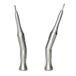 LHS <b>Dental</b> <b>Handpiece</b> XC-4 Type E Interface 20 Degree Bend Turbine Powered Silver - Product Image 3