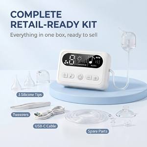 Aspirador Nasal Eléctrico para Bebés con Fuerte Succión, Ajustable, 6 Niveles de Potencia, Eliminador de <span class=keywords><strong>Mocos</strong></span> para Bebés y Niños Pequeños - Product Image 5
