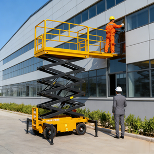 Plateforme de travail aérienne électrique à double mât en aluminium, nouvelle pour usage domestique, capacité 1 tonne, garantie 5 ans - Product Image 4