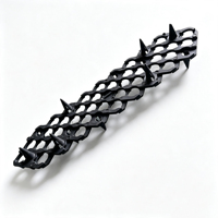 Boucles de connexion en plastique noir pour sacs écologiques, connecteurs pour sacs géotextiles, fixation pour protection des pentes