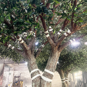 Cây ô liu nhân tạo mô phỏng cao cấp dùng trang trí cảnh quan, cao 10 ft, cây lớn thường xanh - Product Image 4