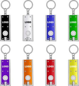 Mini lampes de poche personnalisées avec logo, en gros, avec porte-clés, lampes de poche LED lumineuses, lampes de poche portables de petite taille, porte-clés, cadeaux d'appréciation - Product Image 1