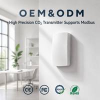 Transmisor de Sensor de CO2 Profesional para Interiores, para Automatización de Sistemas HVAC, Sensor NDIR de Alta Precisión, Modelo Senseair S12, Modbus RS485