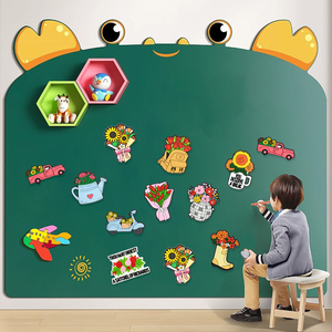 Magneti per Frigorifero a Forma di Fiori Cartoon, Adesivi per Lavagna per l'Apprendimento Precoce dei Bambini, Magneti in PVC Morbido - Product Image 4